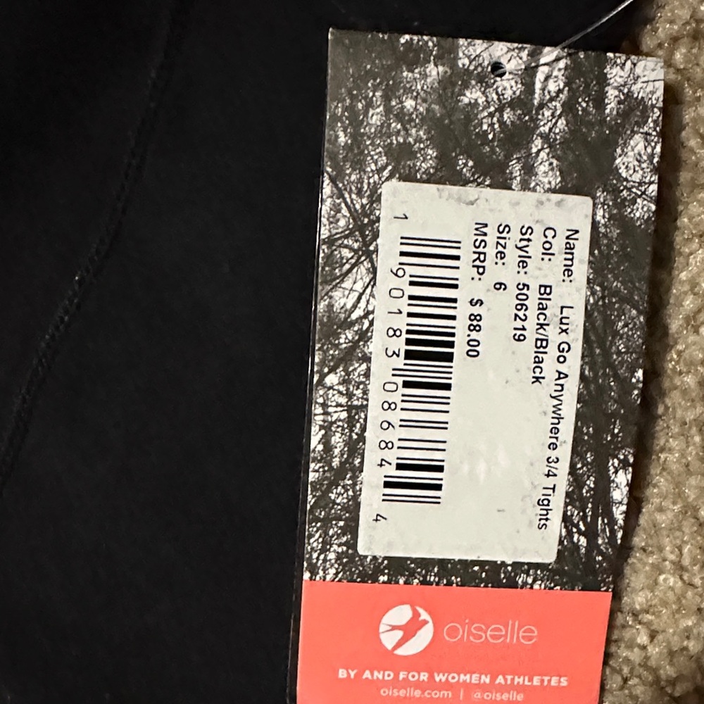 Oiselle Lux Go Anywhere 7/8 Leggings - Picture 2 of 5